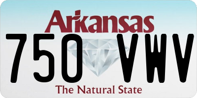 AR license plate 750VWV