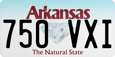 AR license plate 750VXI