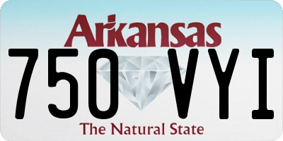 AR license plate 750VYI