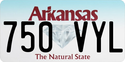 AR license plate 750VYL