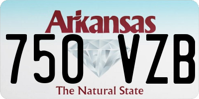 AR license plate 750VZB