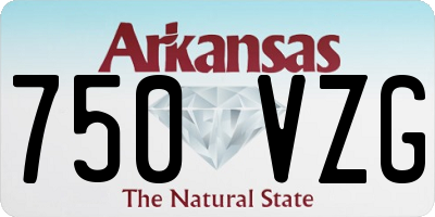 AR license plate 750VZG
