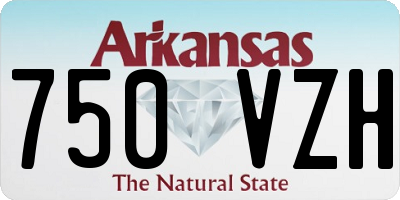 AR license plate 750VZH