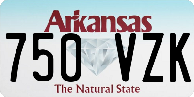 AR license plate 750VZK