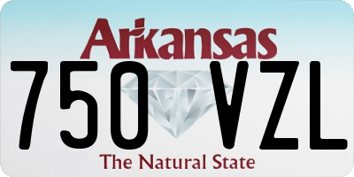 AR license plate 750VZL