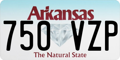 AR license plate 750VZP