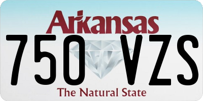 AR license plate 750VZS