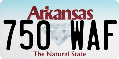 AR license plate 750WAF