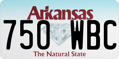 AR license plate 750WBC