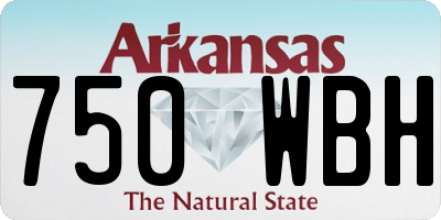 AR license plate 750WBH