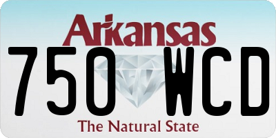 AR license plate 750WCD