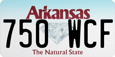AR license plate 750WCF