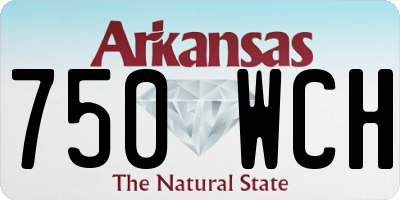 AR license plate 750WCH