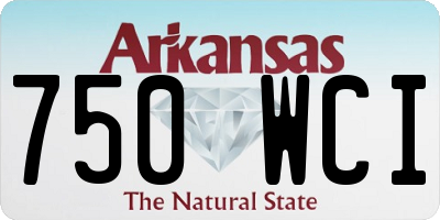 AR license plate 750WCI