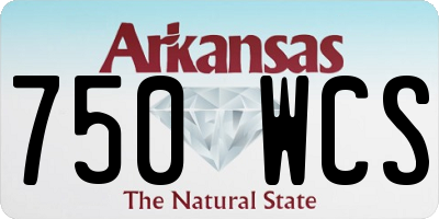 AR license plate 750WCS