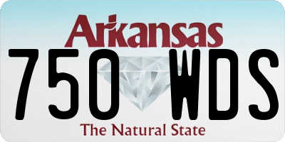 AR license plate 750WDS