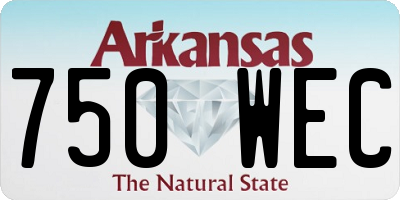 AR license plate 750WEC