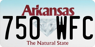 AR license plate 750WFC