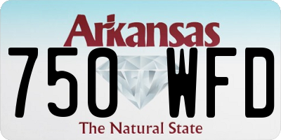 AR license plate 750WFD