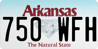 AR license plate 750WFH