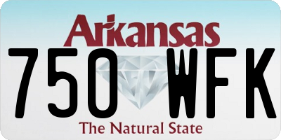 AR license plate 750WFK