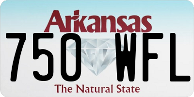 AR license plate 750WFL