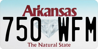 AR license plate 750WFM