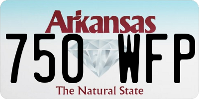 AR license plate 750WFP