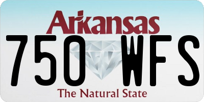AR license plate 750WFS