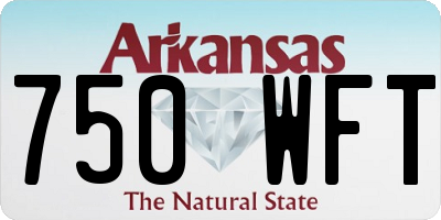 AR license plate 750WFT