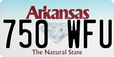 AR license plate 750WFU