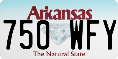 AR license plate 750WFY
