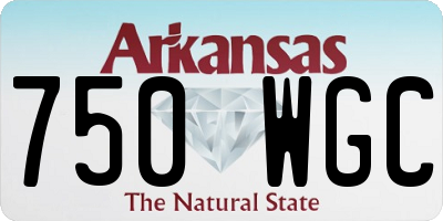 AR license plate 750WGC