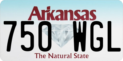 AR license plate 750WGL