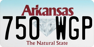 AR license plate 750WGP