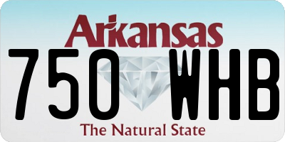 AR license plate 750WHB