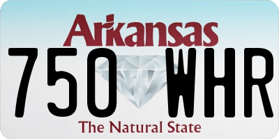 AR license plate 750WHR