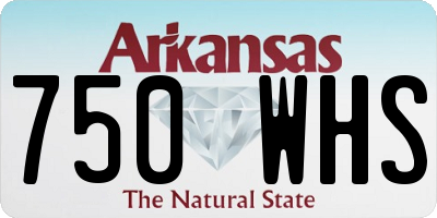 AR license plate 750WHS