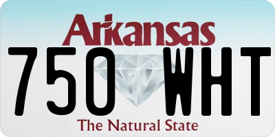 AR license plate 750WHT