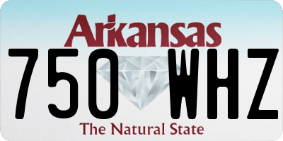 AR license plate 750WHZ
