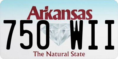AR license plate 750WII