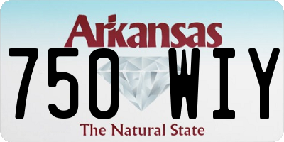 AR license plate 750WIY
