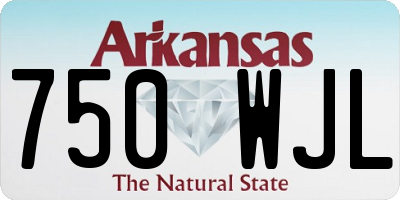 AR license plate 750WJL