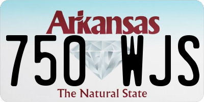 AR license plate 750WJS