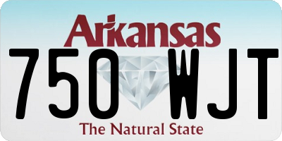 AR license plate 750WJT