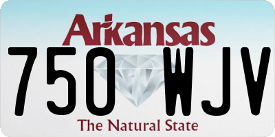 AR license plate 750WJV