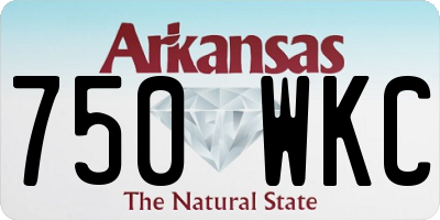 AR license plate 750WKC