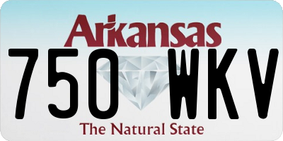 AR license plate 750WKV