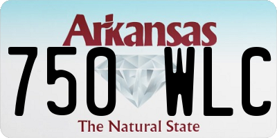AR license plate 750WLC