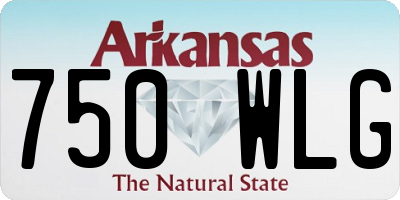 AR license plate 750WLG